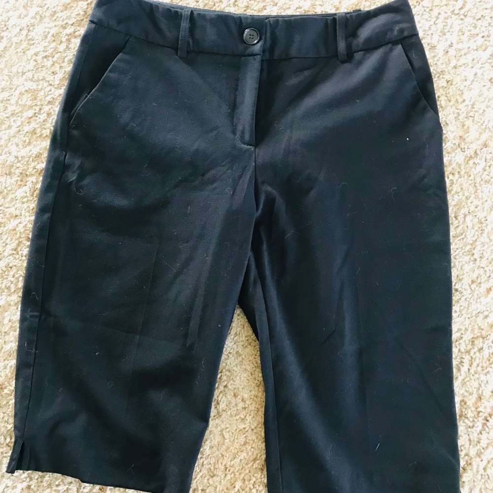 Black dress shorts